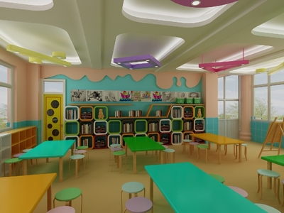 永昌小學特色功能室 圍棋室、閱覽室、美術(shù)室、音樂室與多媒體室的設計與整合